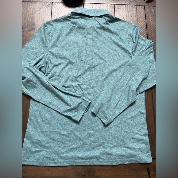 Joseph Abboud Modern Fit Long Sleeve Sueded Jersey Polo - Picture 9 of 10